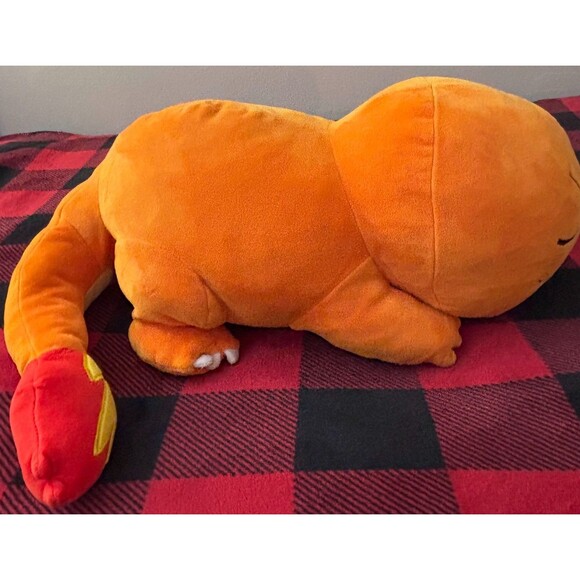 2021 Pokemon Jazwares Sleeping Charmander Large Plush 18" Pillow Soft Cute - Picture 2 of 10